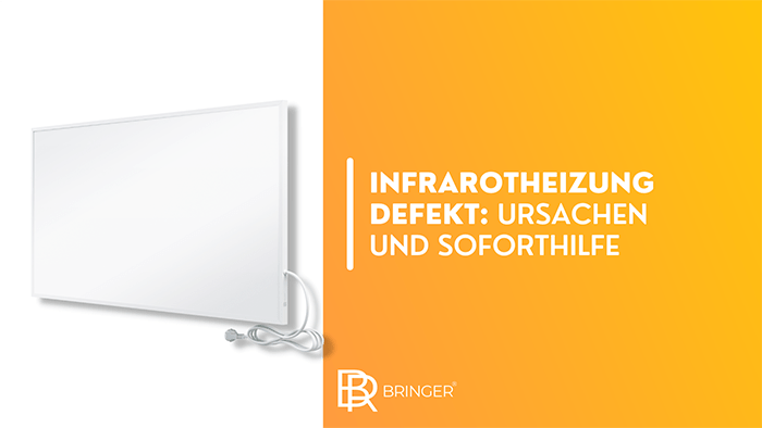 Infrarotheizung defekt: Ursachen und Soforthilfe - Bringer-Germany