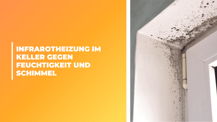 Infrarotheizung im Keller gegen Feuchtigkeit und Schimmel - Bringer-Germany