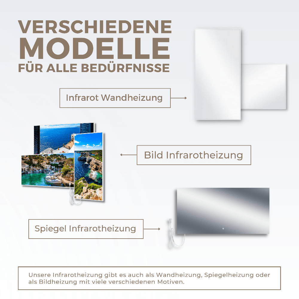 Bringer® Keramik Infrarotheizung in Marmor Optik - Bringer - Germany - Infrarotheizung