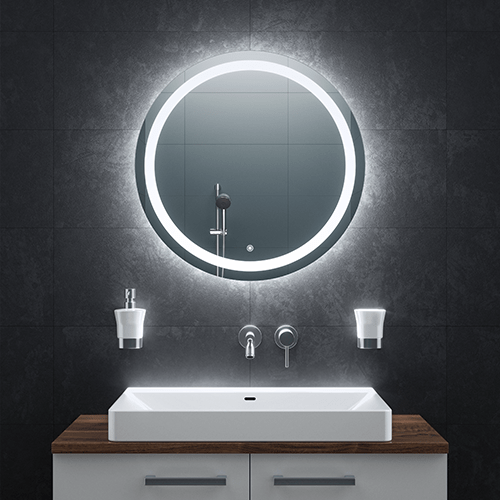 Bringer® Badspiegel mit Beleuchtung Rund - BRRS203 - Bringer - Germany - Badspiegel
