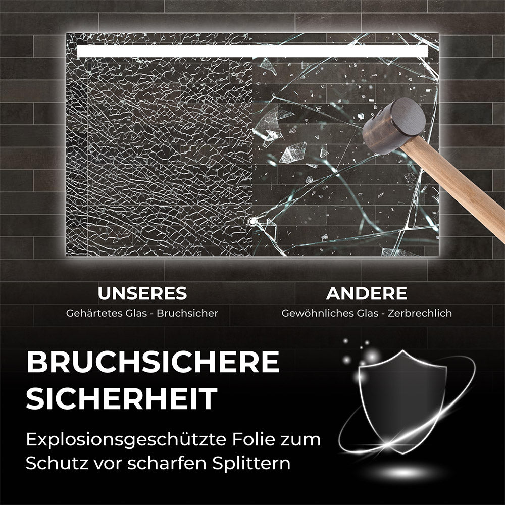 Bringer Badspiegel mit Beleuchtung - BRS104 - Bringer - Germany - Badspiegel