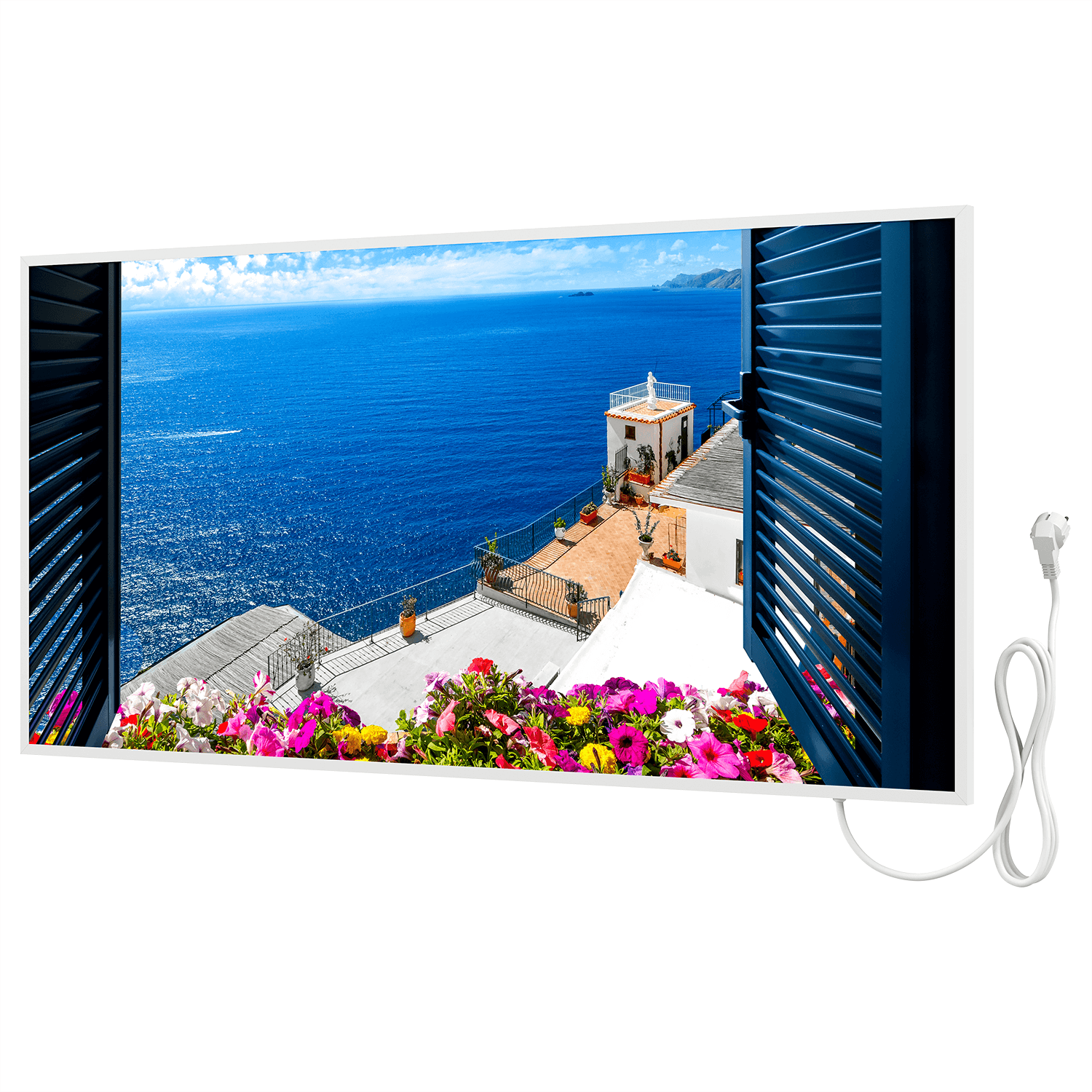 Bringer® Bild Infrarotheizung mit Rahmen - Sorrento, Italien - Bringer - Germany - Infrarotheizung