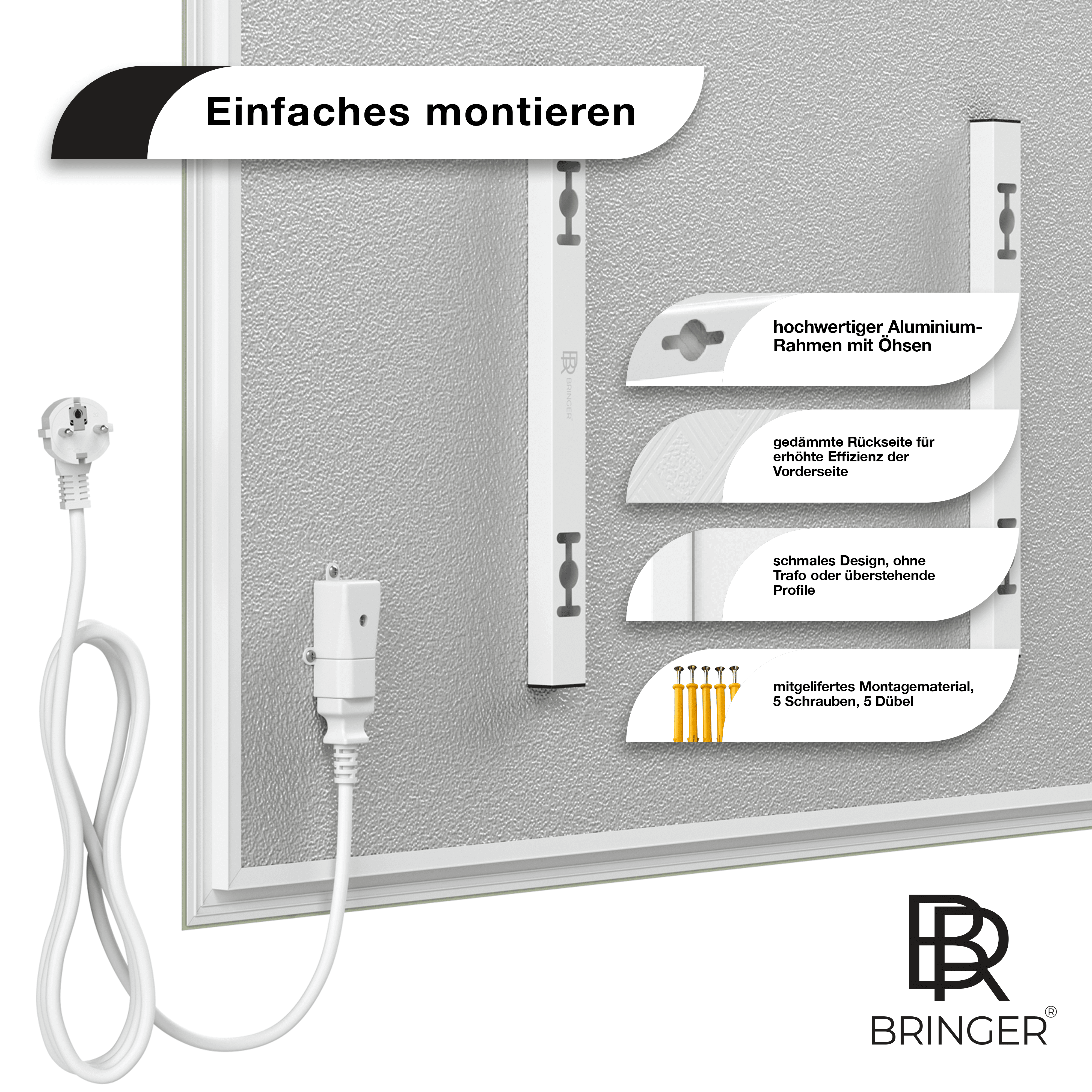 Bild Infrarotheizung, rahmenlos - Paris, Frankreich - Bringer-Germany-