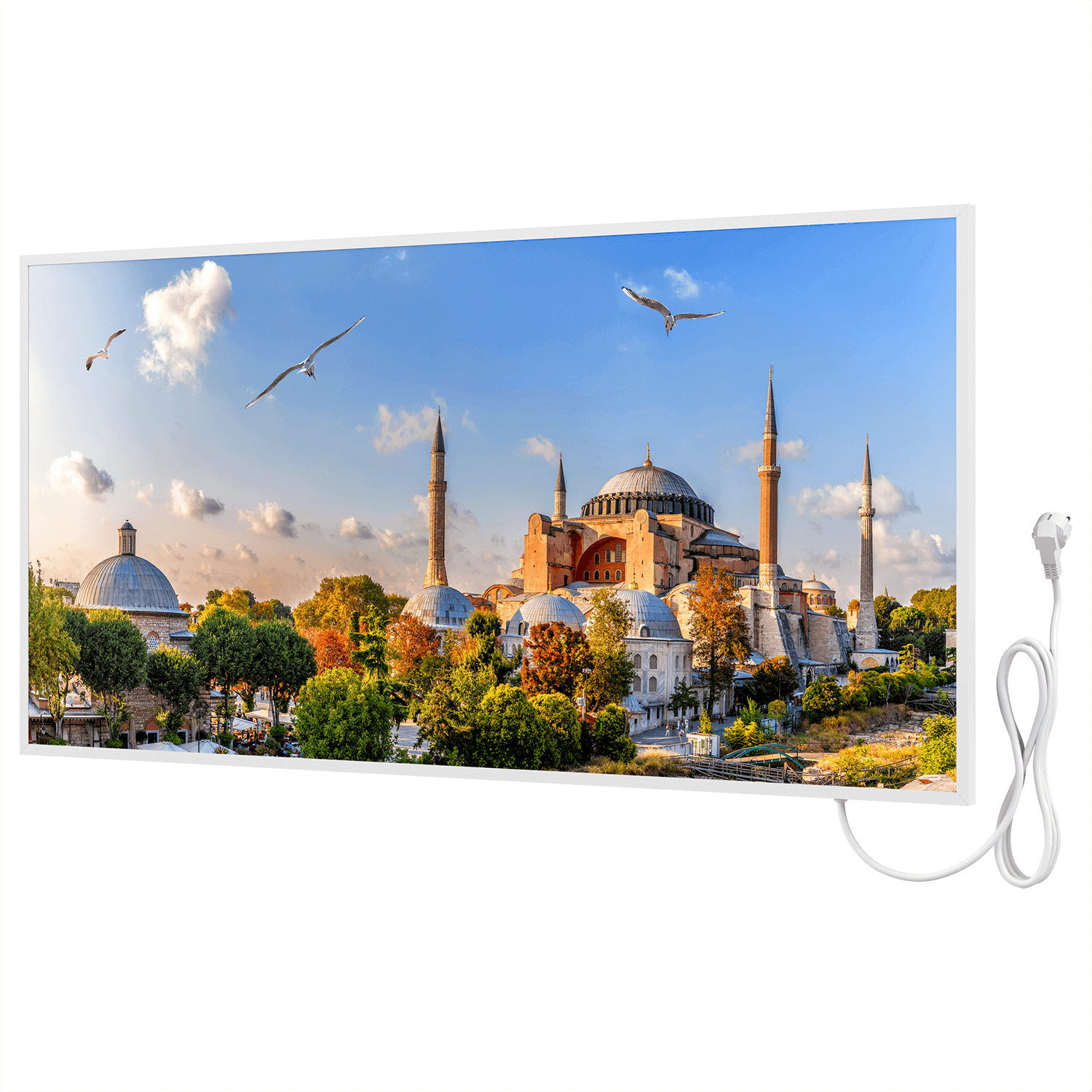 Bringer® Bild Infrarotheizung mit Rahmen - Istanbul, Türkei - Bringer-Germany-