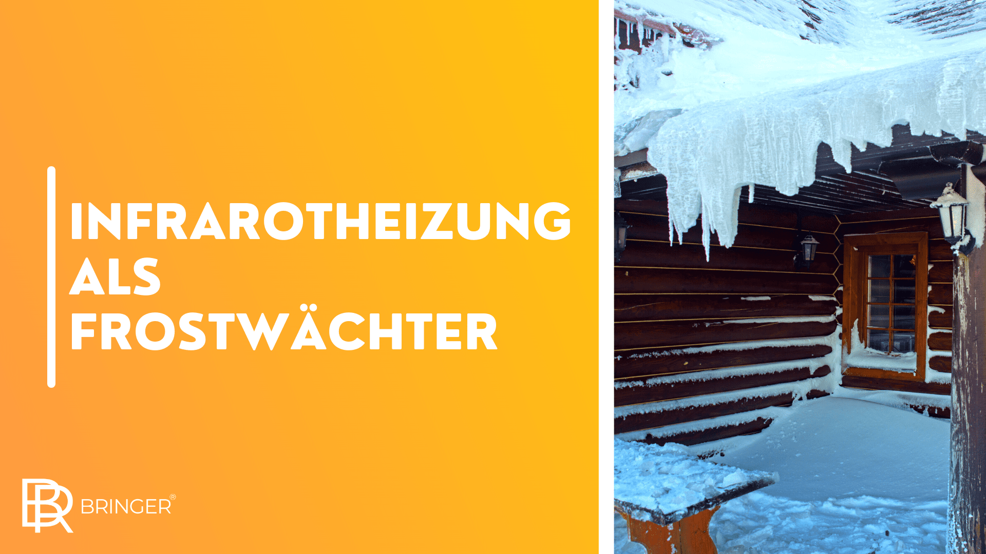 Infrarotheizung als Frostwächter - Bringer-Germany