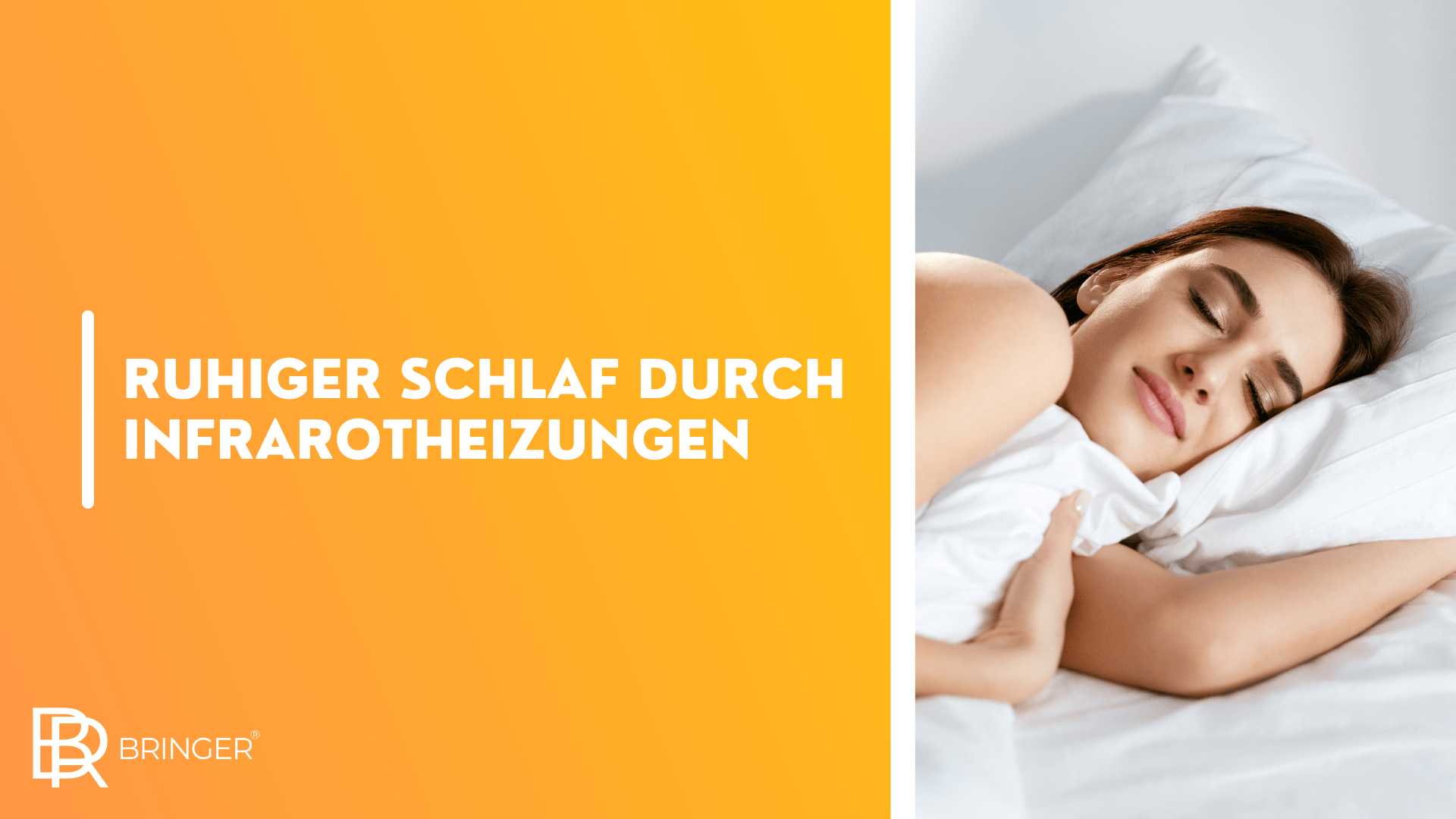 Ruhiger Schlaf durch Infrarotheizungen - Bringer-Germany