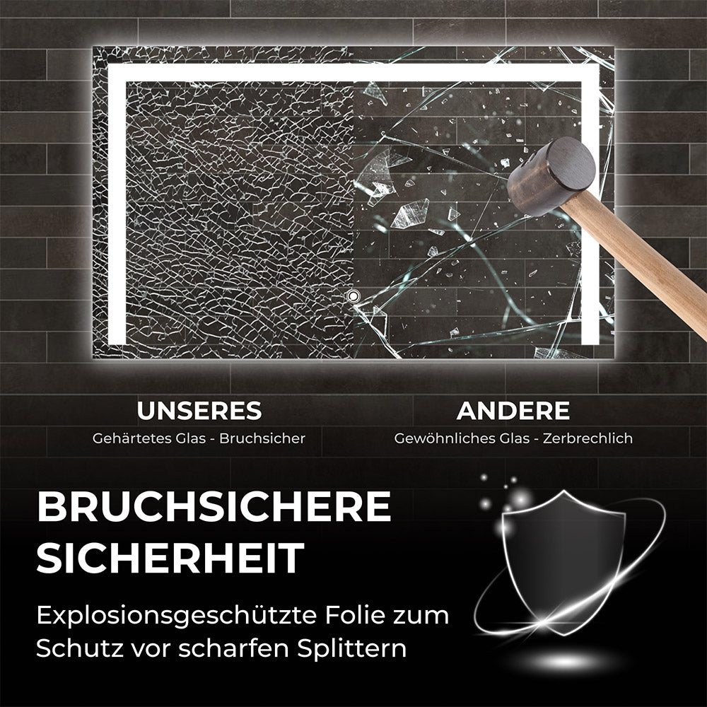Bringer Badspiegel mit Beleuchtung - BRS105 - Bringer - Germany - Badspiegel