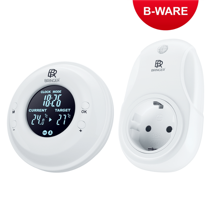 Funk Thermostat mit Fernbedienung (BRTF) B - Ware - Bringer - Germany - Zubehör