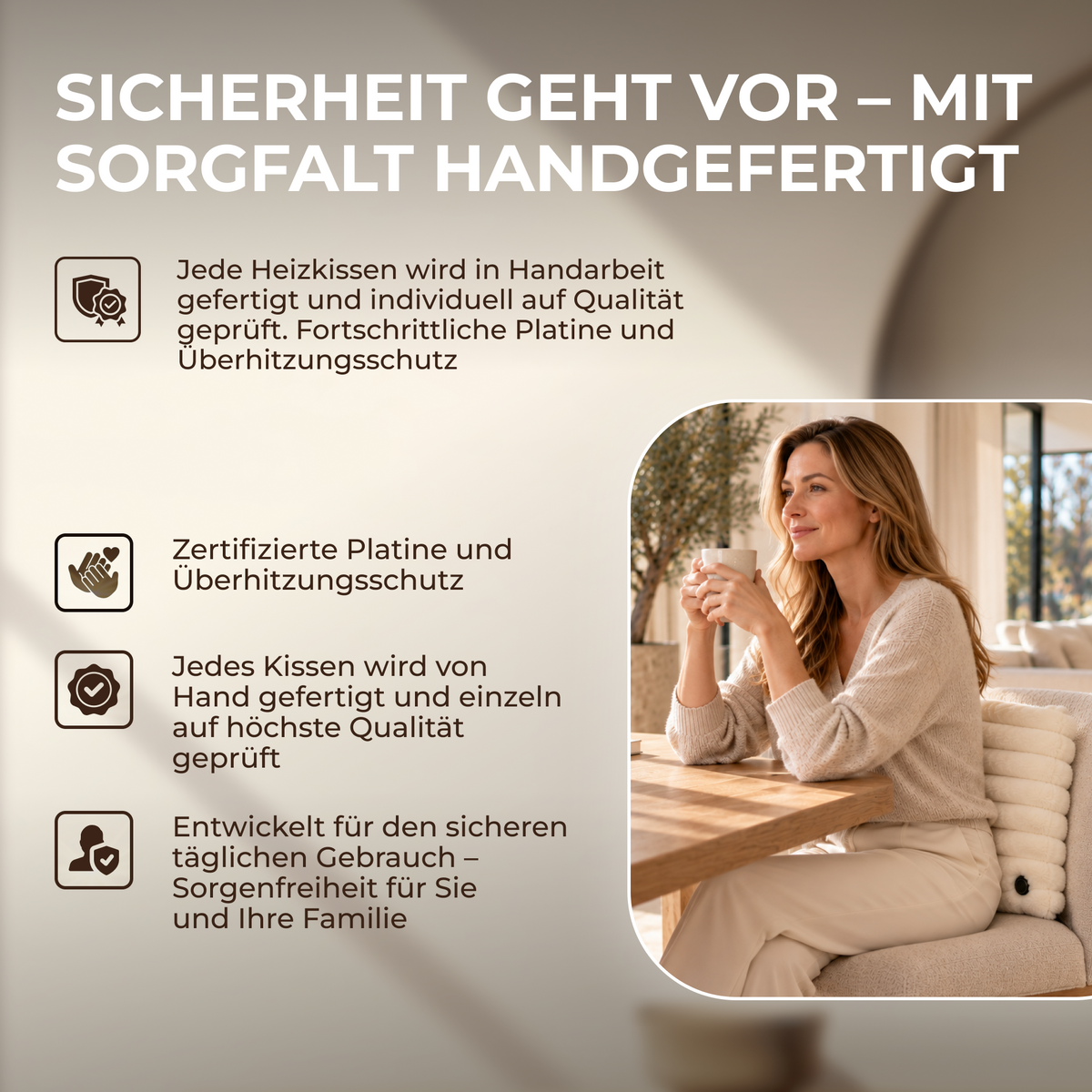 Bringer Kabellose USB-Heizkissen