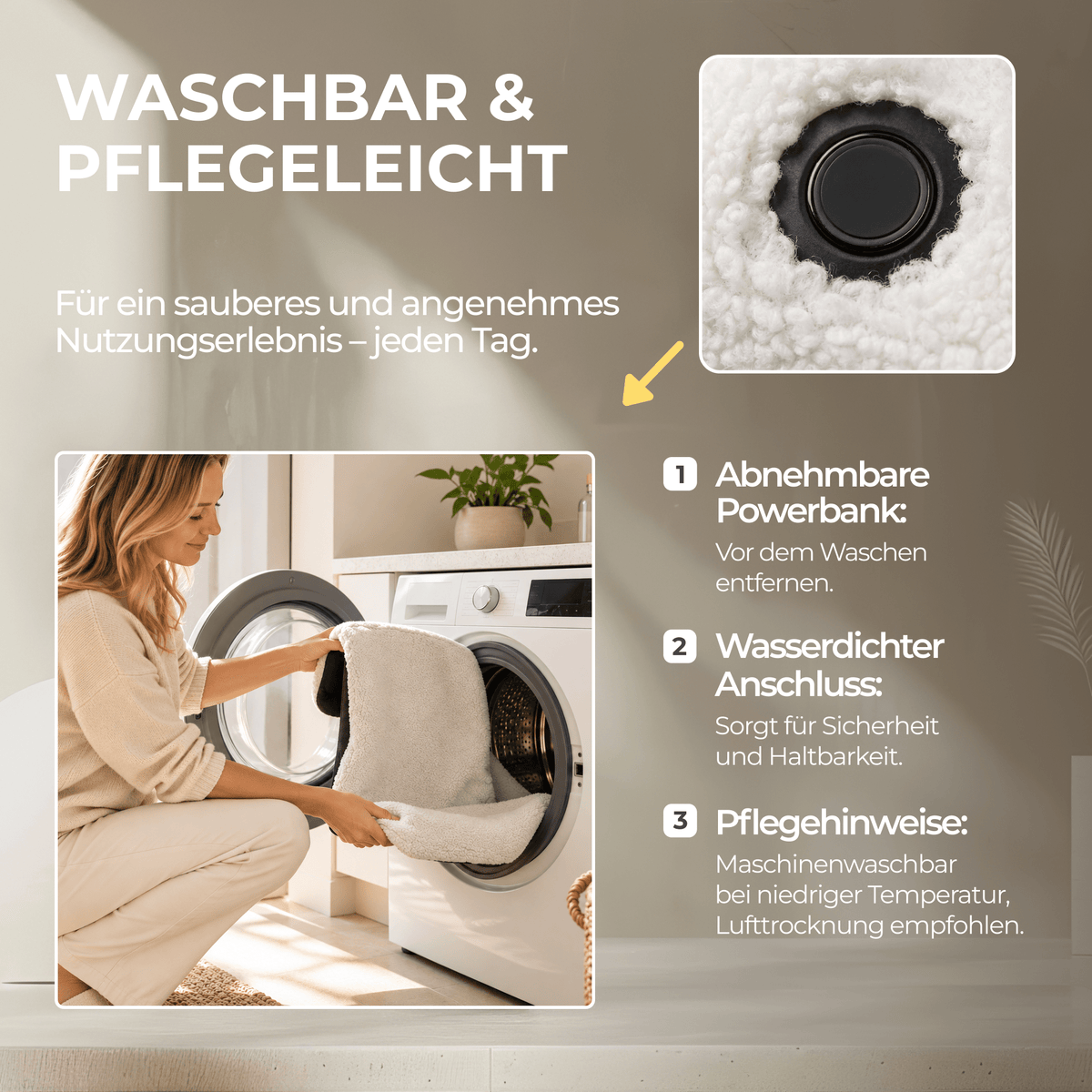 Bringer Kabellose Tedddy Wärmeauflage - Bringer-Germany-Heizkissen