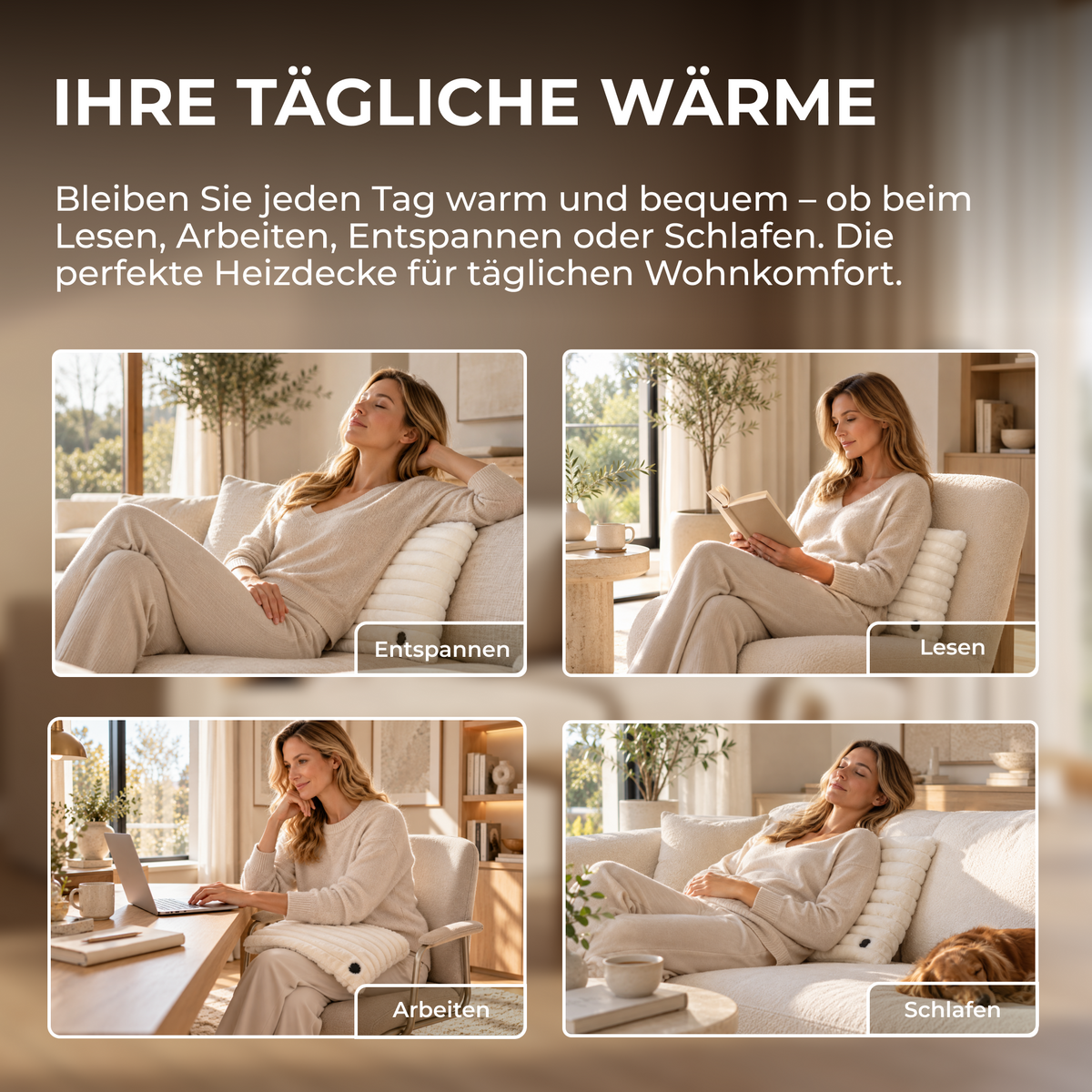 Bringer Kabellose USB-Heizkissen
