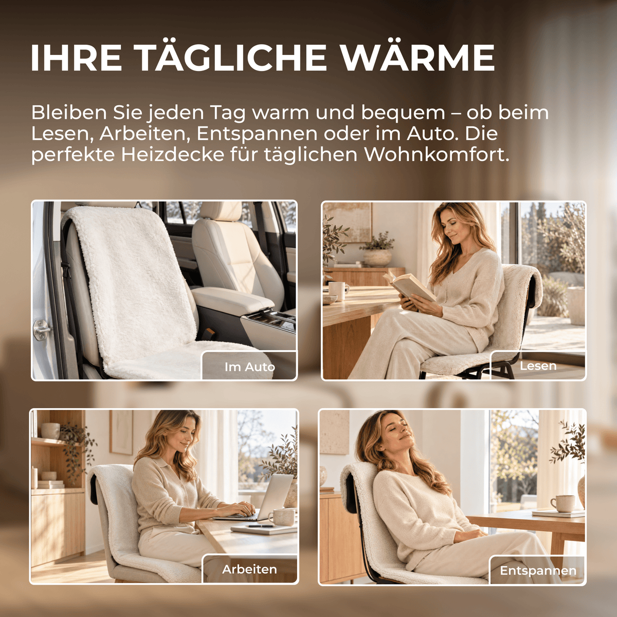 Bringer Kabellose Tedddy Wärmeauflage - Bringer-Germany-Heizkissen