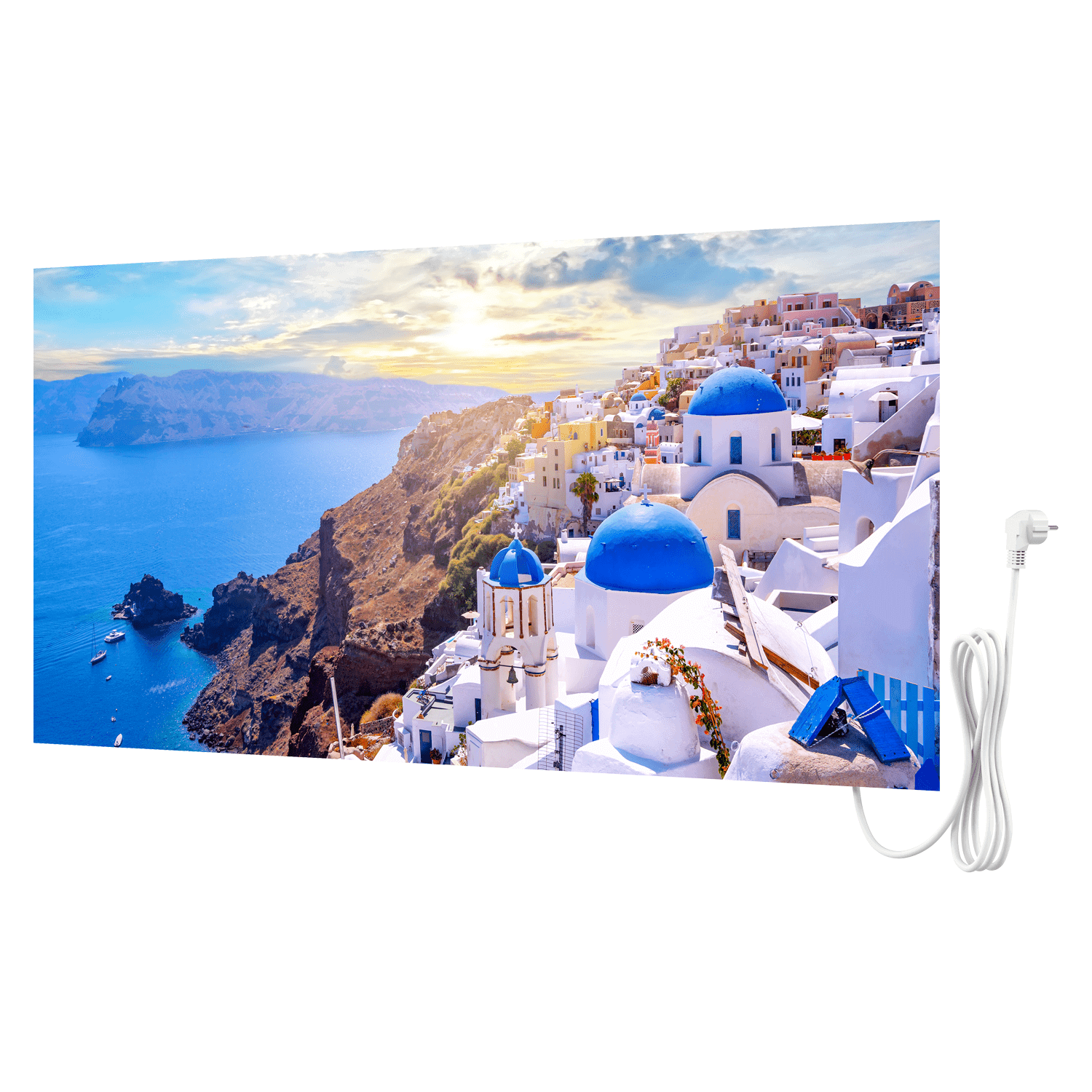 Bild Infrarotheizung, rahmenlos - Santorini, Griechenland - Bringer-Germany-